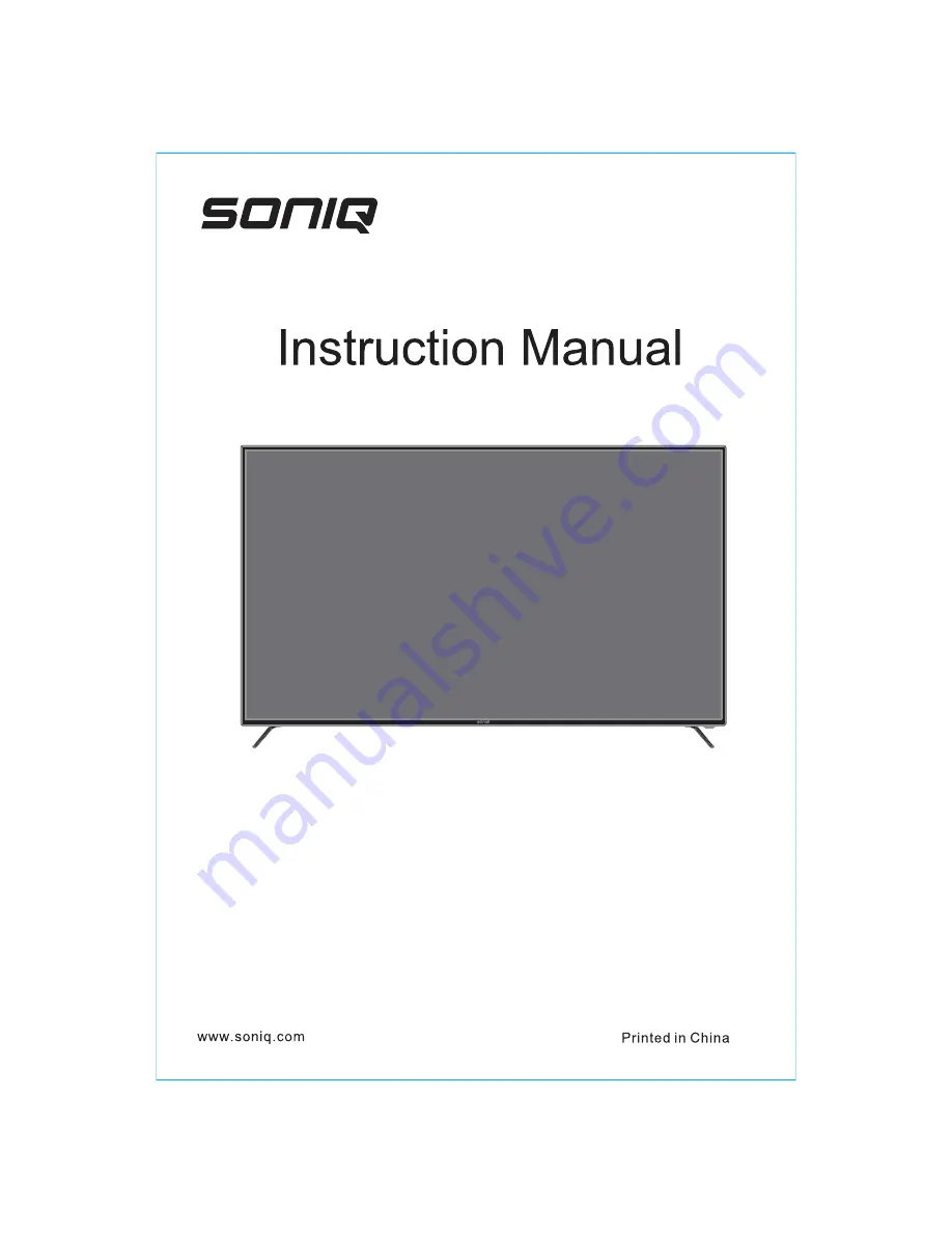 SONIQ E65UV40A Скачать руководство пользователя страница 1