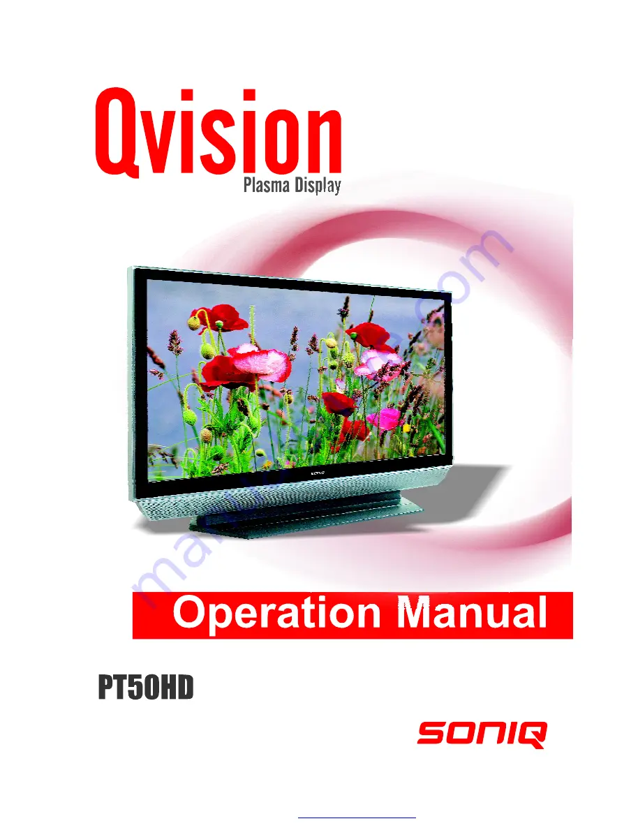 SONIQ PT50HD Operation Manual Download Page 1