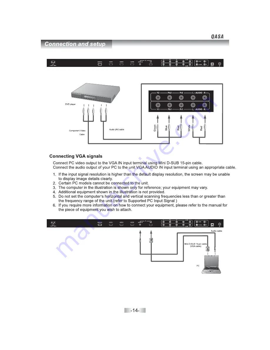 SONIQ QASA QSL470XT Скачать руководство пользователя страница 16