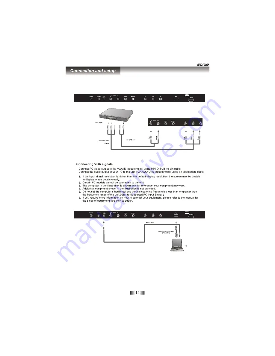 SONIQ QSL230XT Скачать руководство пользователя страница 17