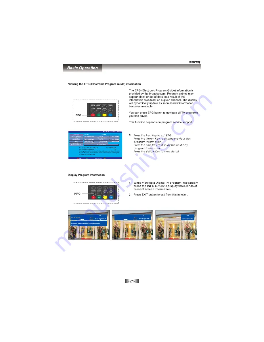 SONIQ QSL230XT Скачать руководство пользователя страница 24