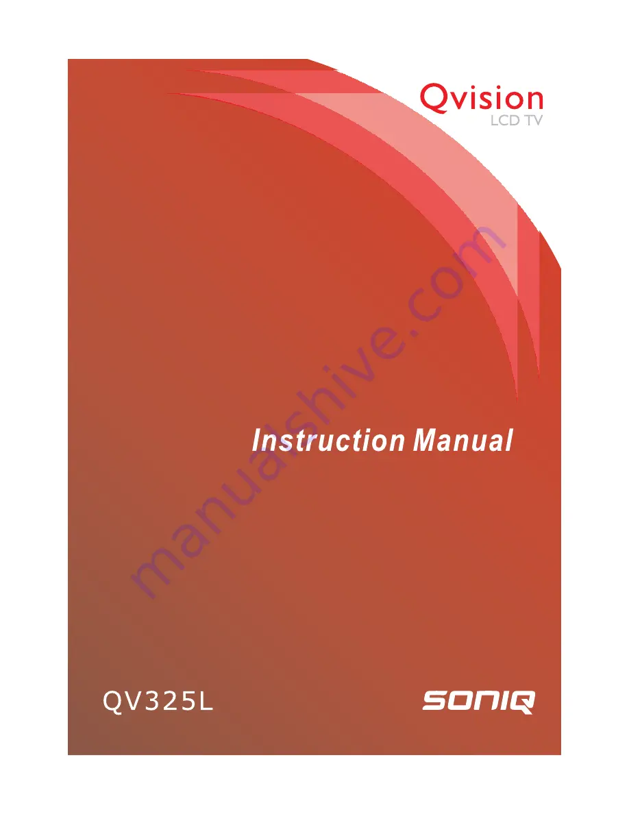 SONIQ Qvision QV325L Скачать руководство пользователя страница 1