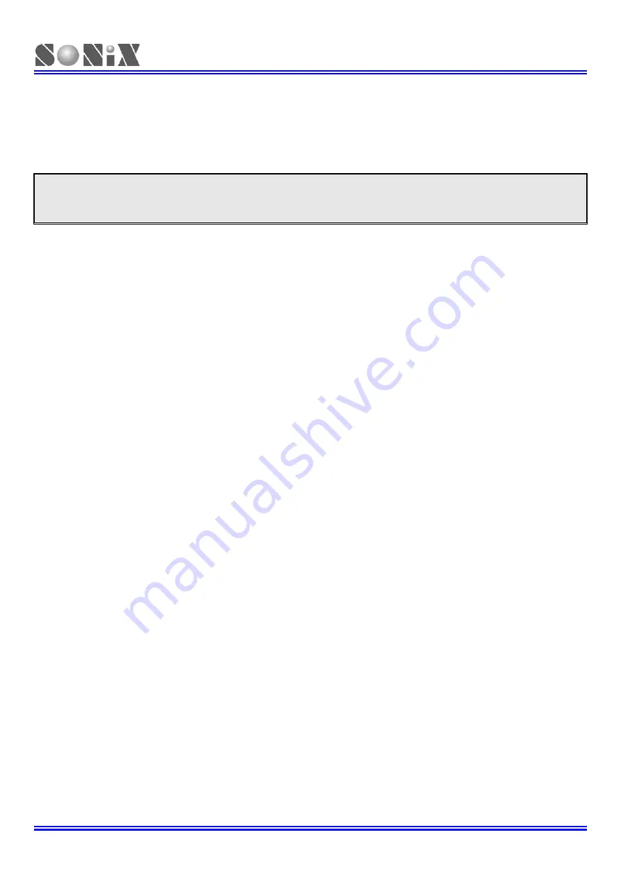 SONiX TECHNOLOGY CO. SN8F22711B User Manual Download Page 15