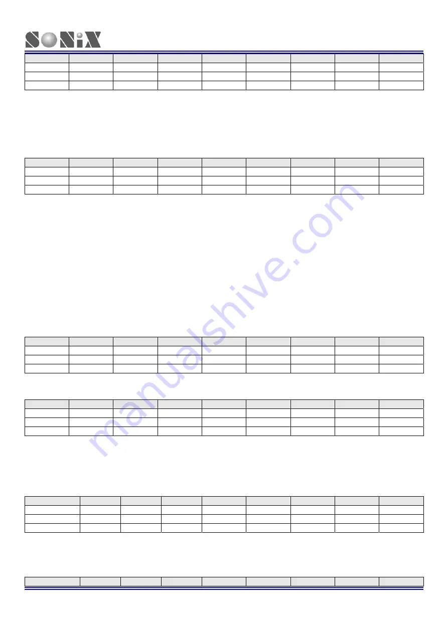 SONiX TECHNOLOGY CO. SN8F22711B User Manual Download Page 93