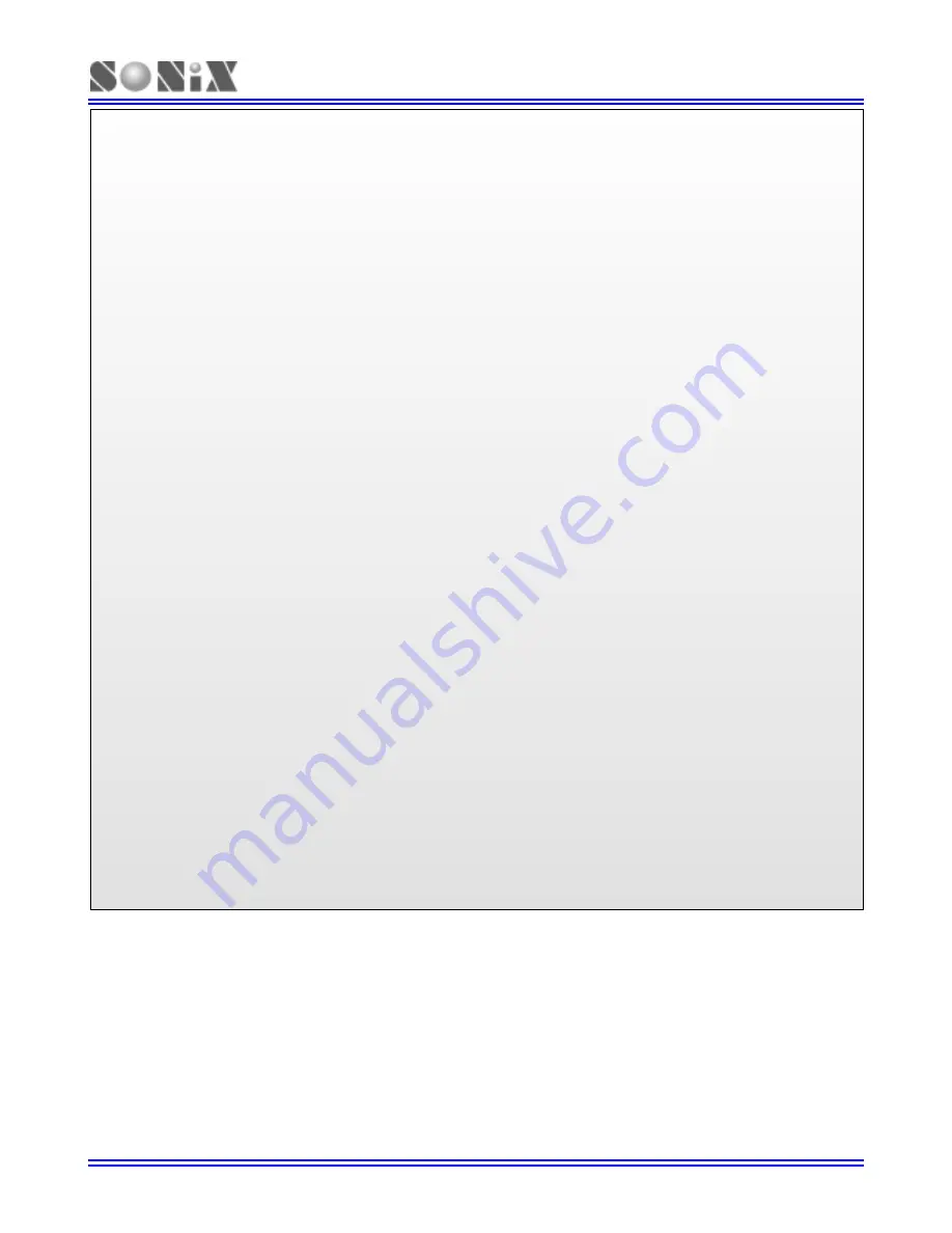 SONIX SN8P1829 User Manual Download Page 1