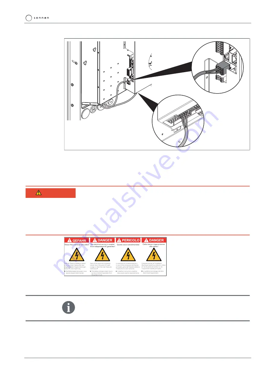 Sonnen sonnenBatterie 10 Installation Instructions Manual Download Page 73