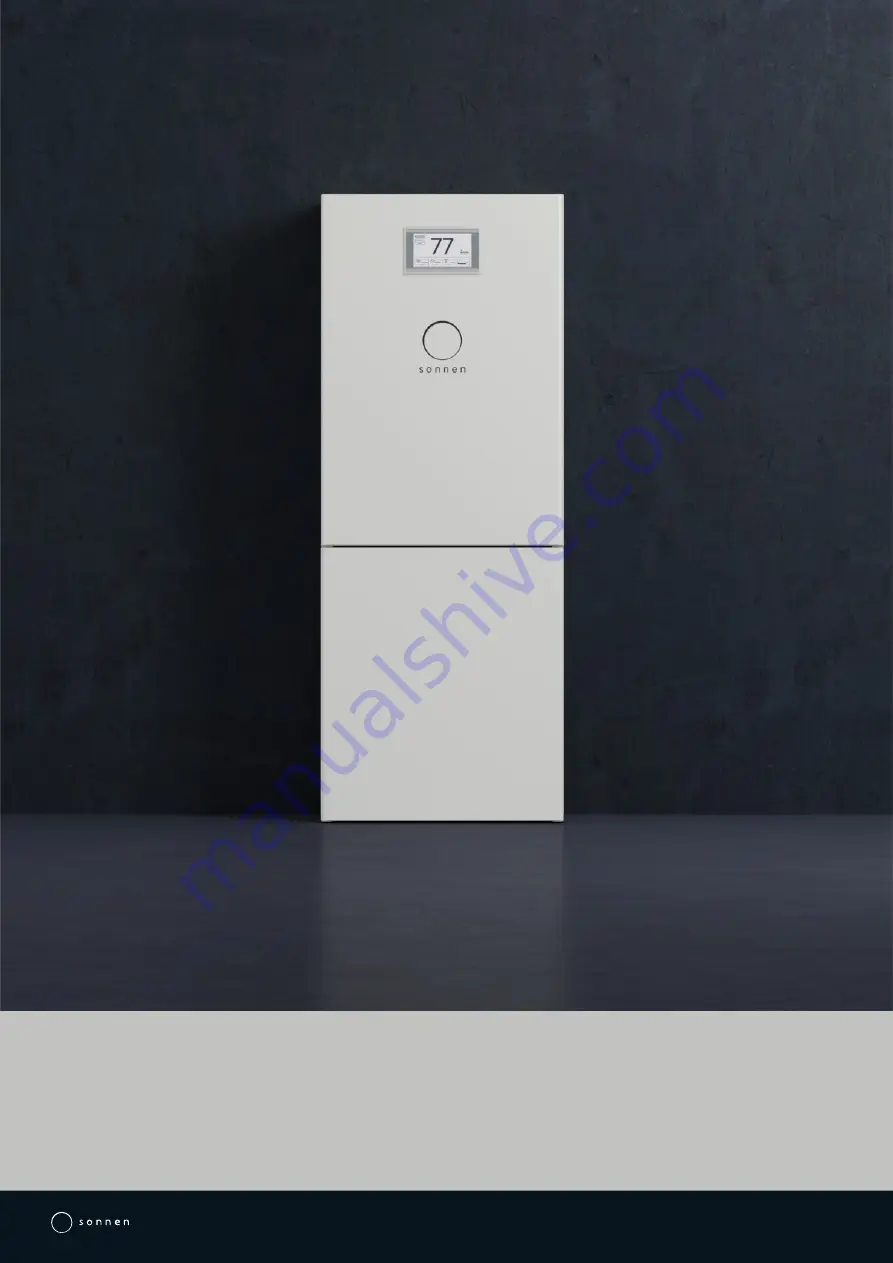 Sonnen sonnenBatterie eco 7.0 Series Operation And Installation Instructions Manual Download Page 1