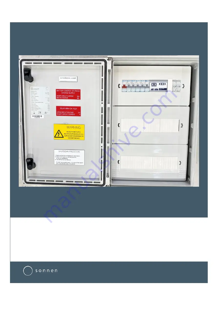 Sonnen sonnenProtect-Plus Installation Manual Download Page 1