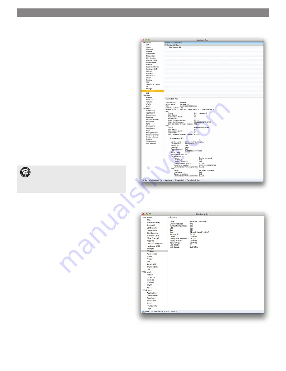 Sonnet Echo Express SEL 10GbE User Manual Download Page 10