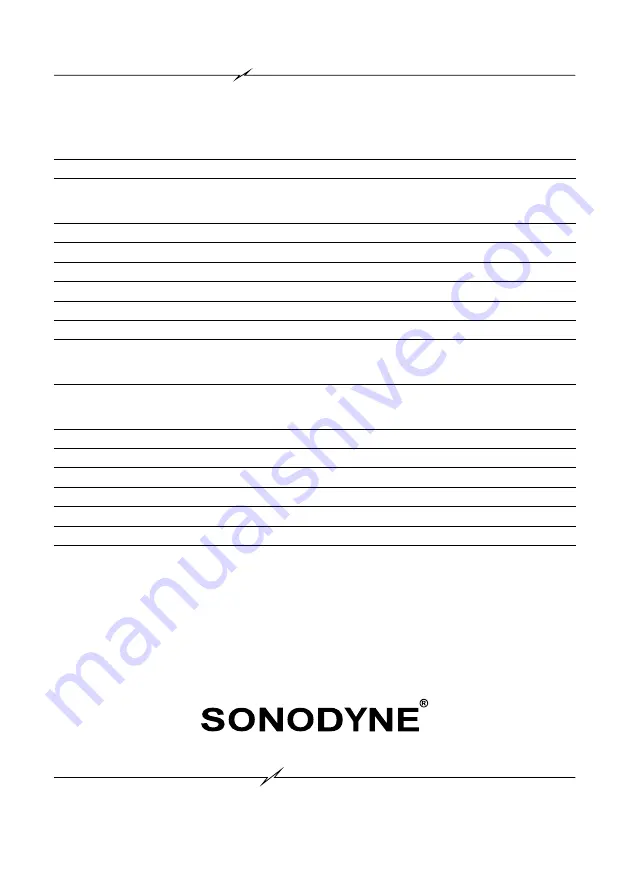 Sonodyne SLX Series Owner'S Manual Download Page 8