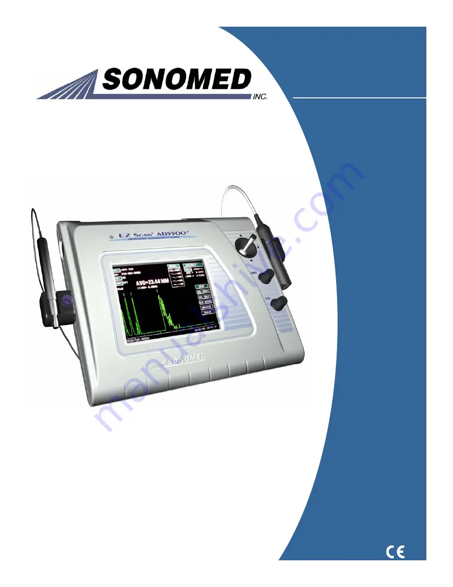 Sonomed E-Z Scan AB5500 Plus Скачать руководство пользователя страница 1