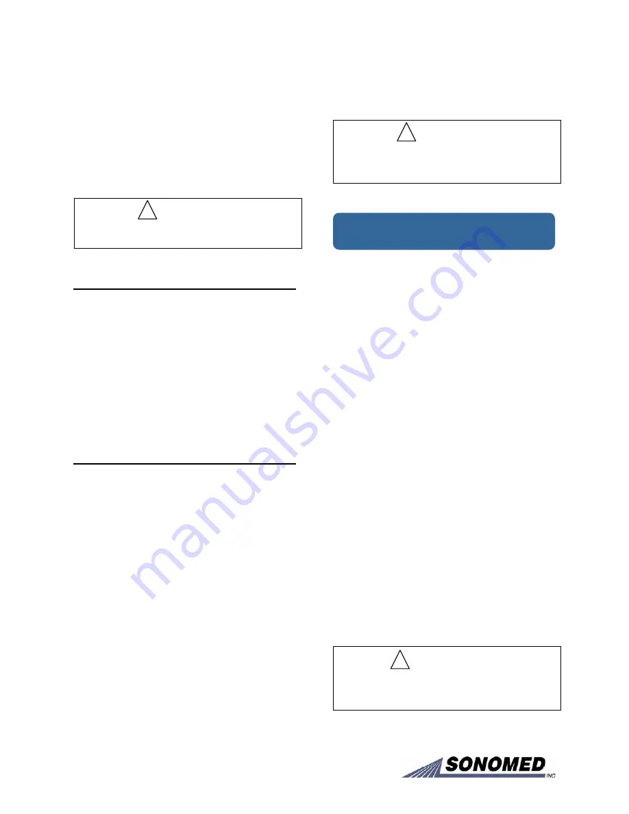 Sonomed E-Z Scan AB5500 Plus Operator'S Manual Download Page 34