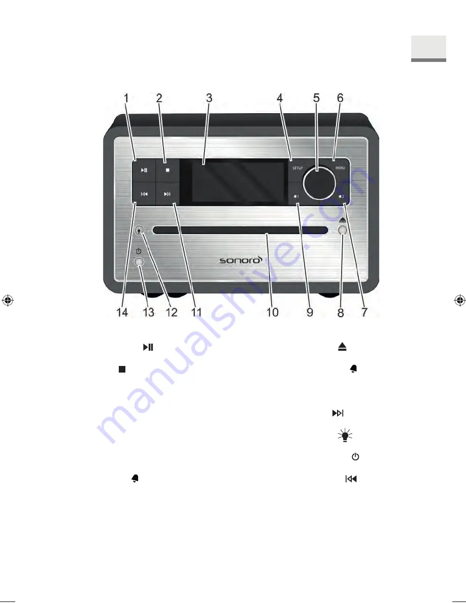 Sonoro QUBO SO-220 Operating Manual Download Page 9