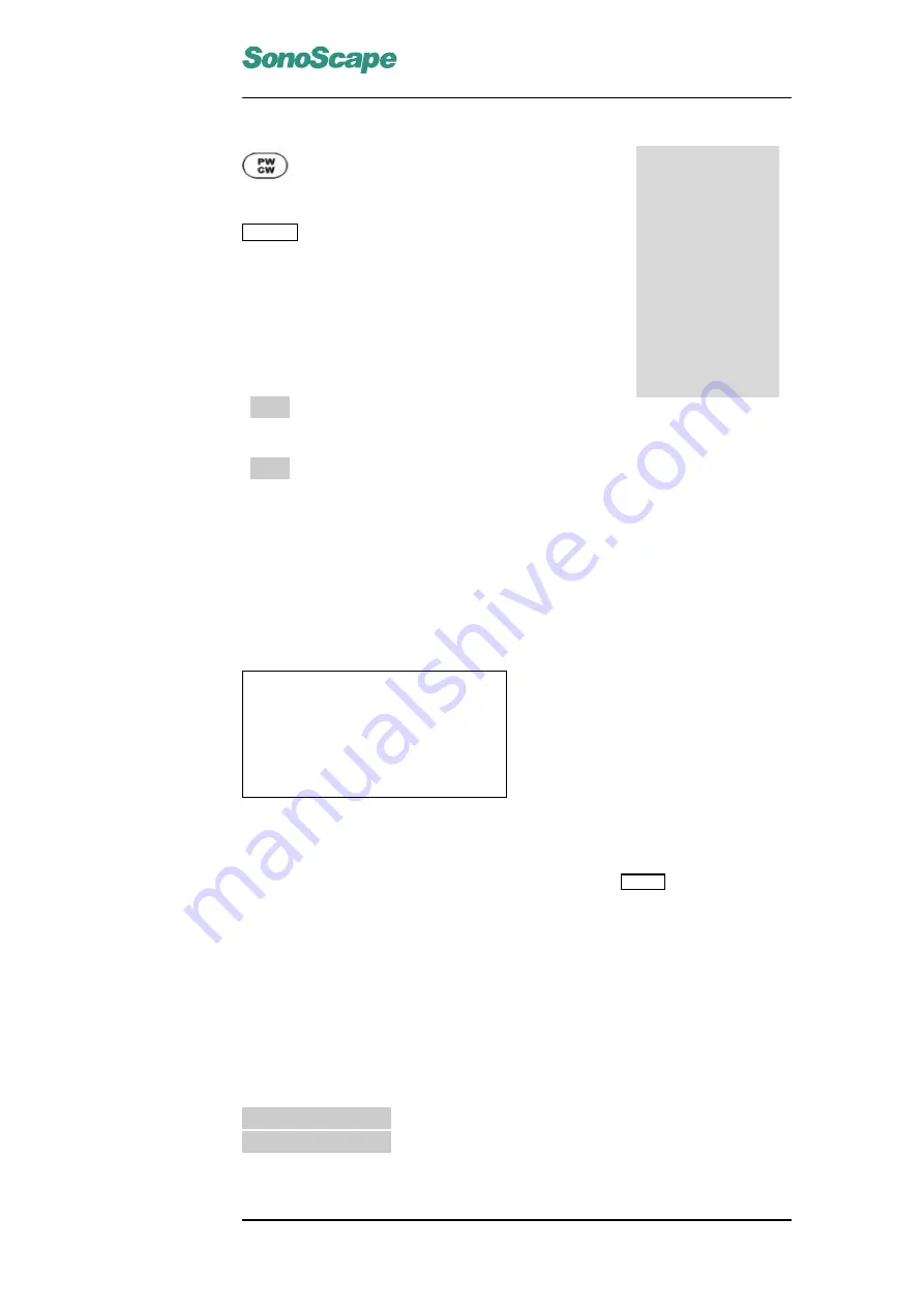 Sonoscape SSI-5500 User Manual Download Page 101