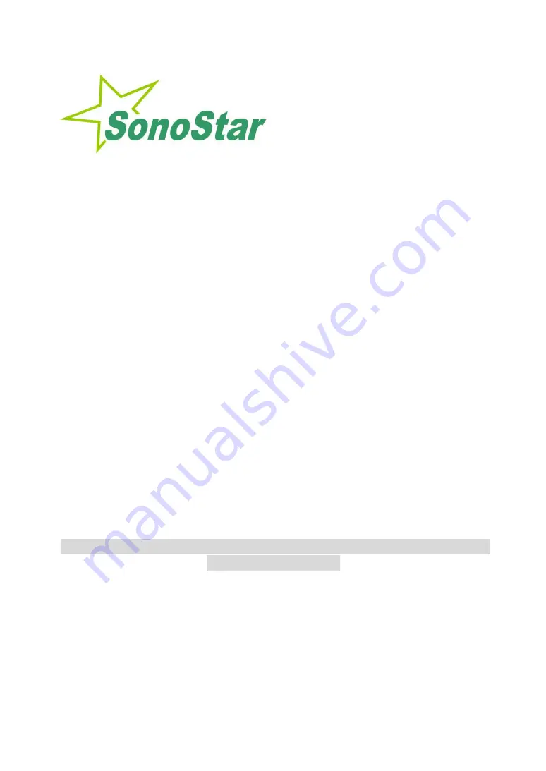 Sonostar CProbe User Manual Download Page 1