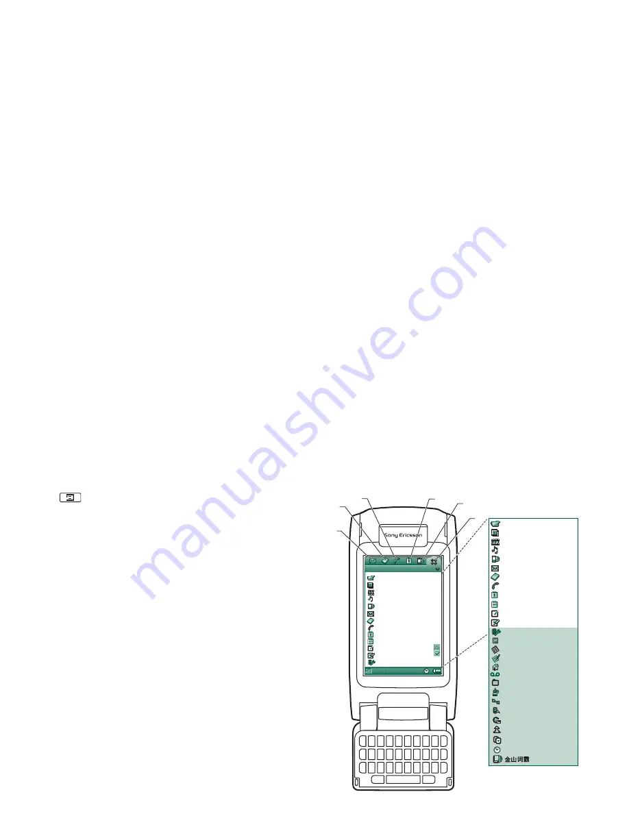 Sony Ericsson P910C User Manual Download Page 16