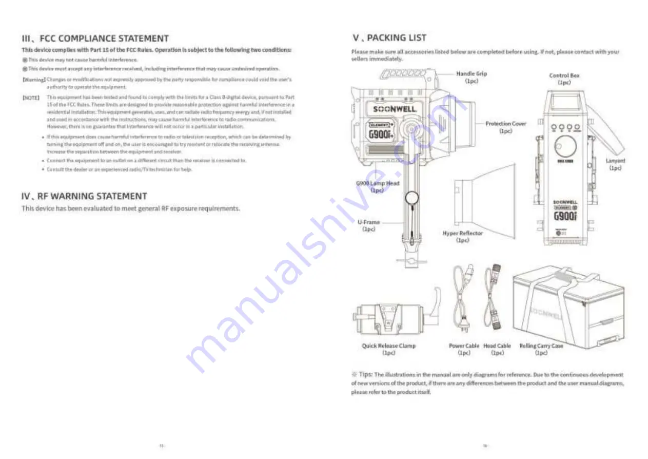 SOONWELL Element G900 User Manual Download Page 2