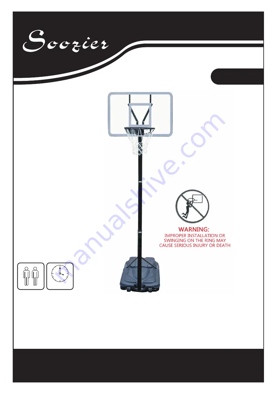 Soozier A61-022 Assembly & Instruction Manual Download Page 1