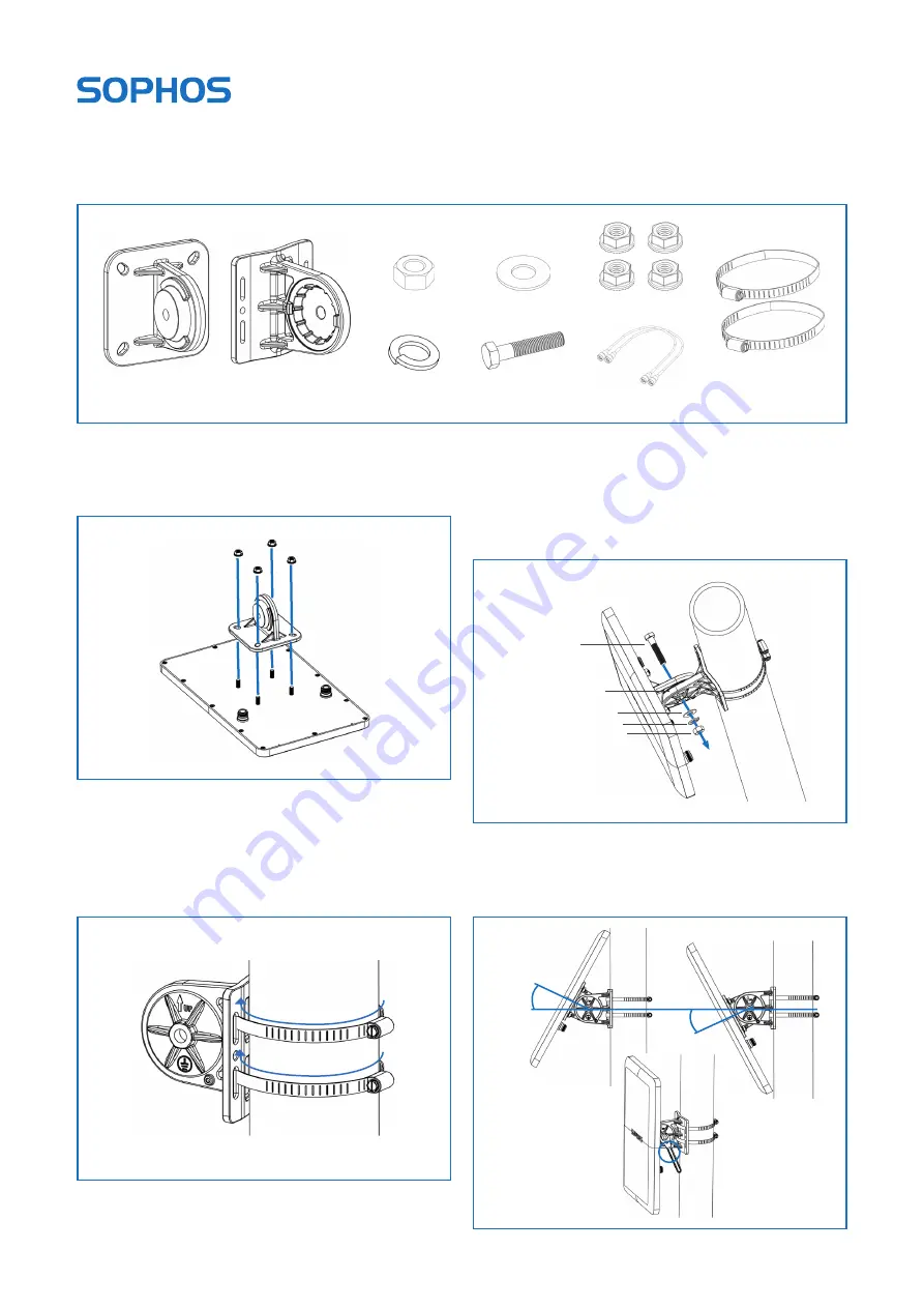 Sophos APX 320X Mounting Instructions Download Page 1