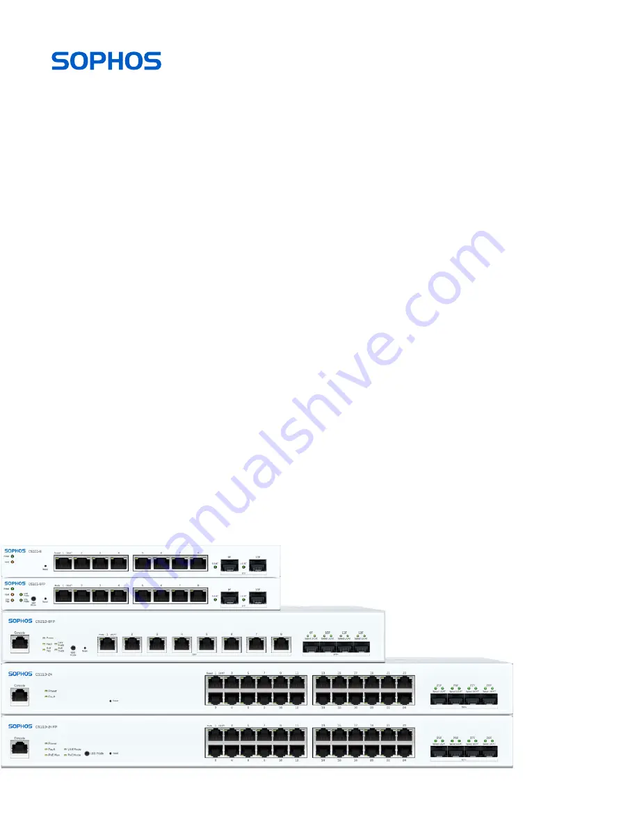 Sophos CS101-8 Operating Instructions Manual Download Page 1