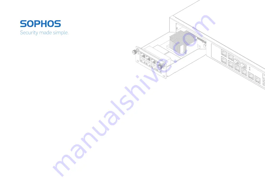 Sophos SG 210 Mounting Instructions Download Page 1