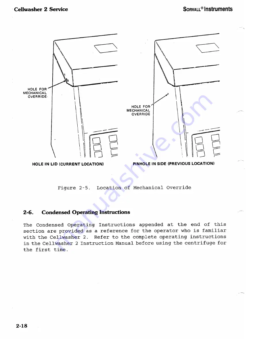 Sorvall Cellwasher 2 Service Manual Download Page 28