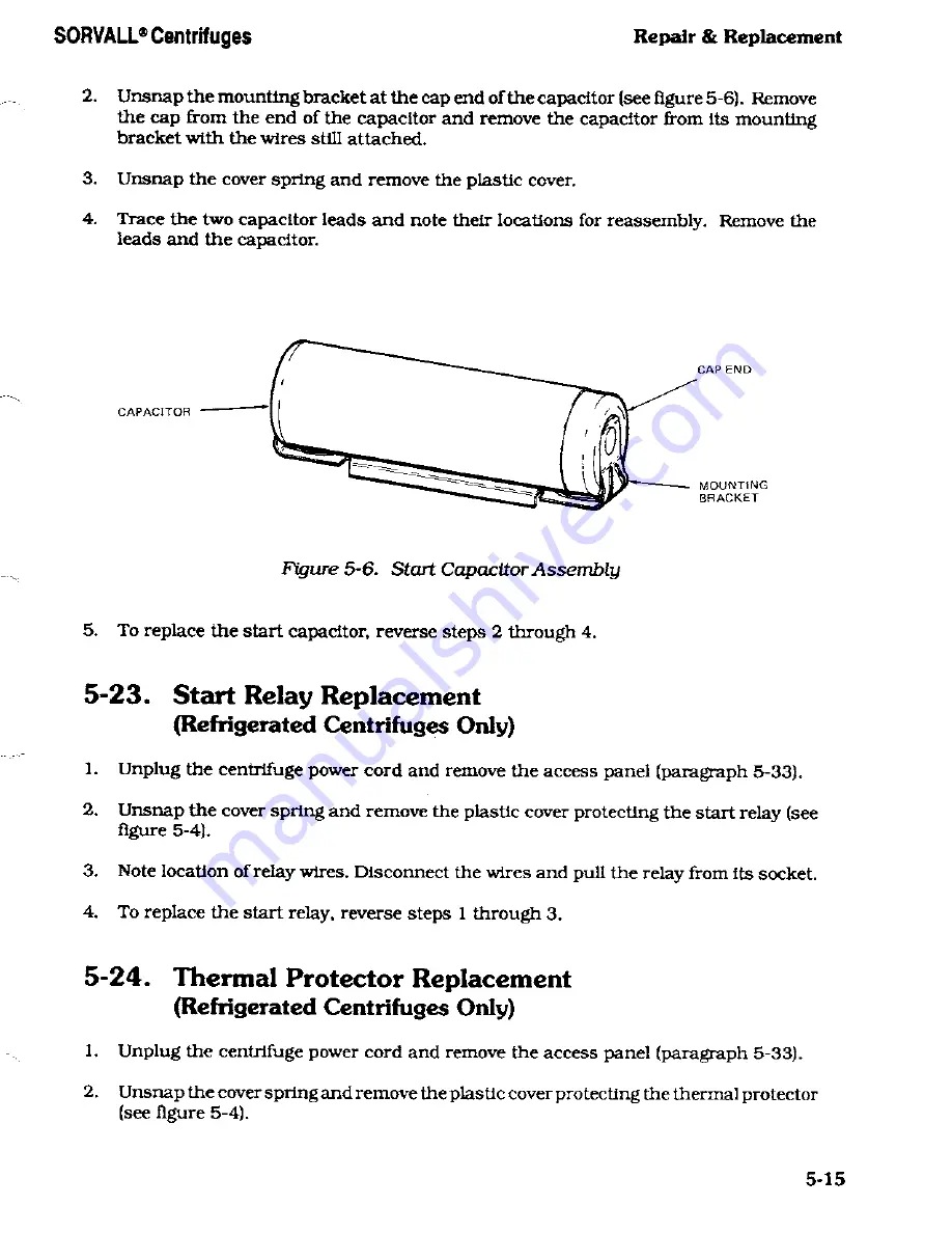 Sorvall RT/T6000 Service Manual Download Page 58