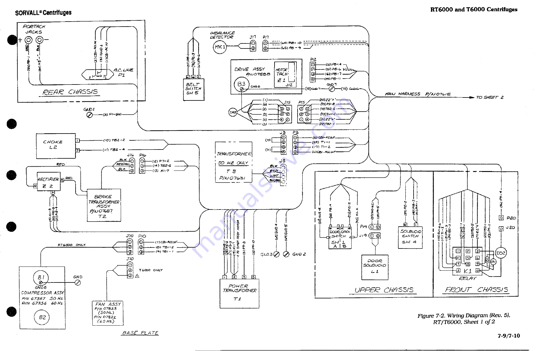 Sorvall RT/T6000 Service Manual Download Page 140