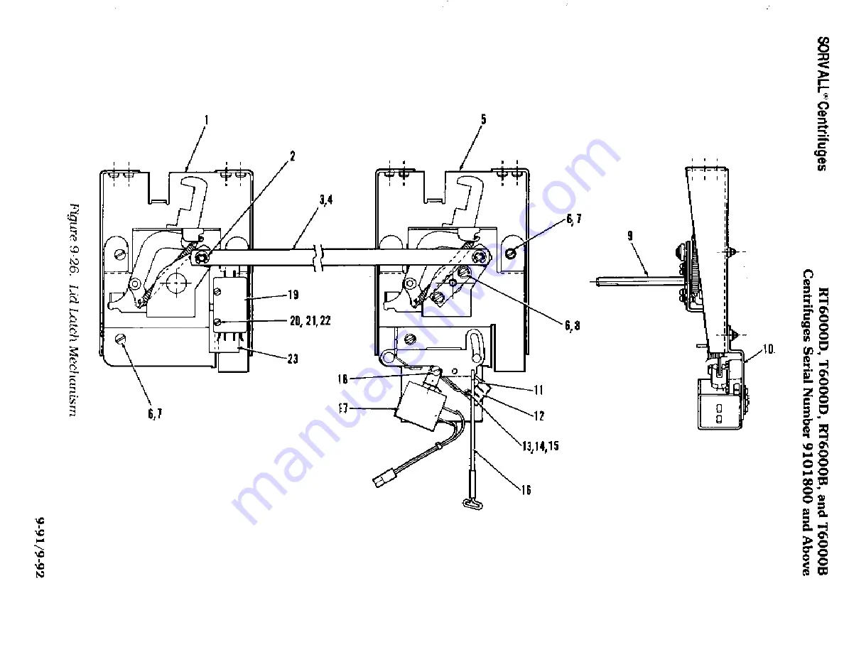 Sorvall RT/T6000 Service Manual Download Page 301