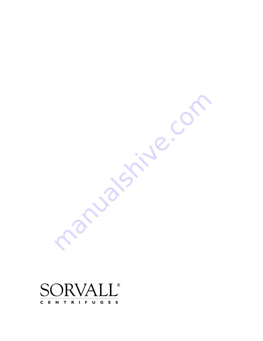 Sorvall TC6 Service Manual Download Page 2