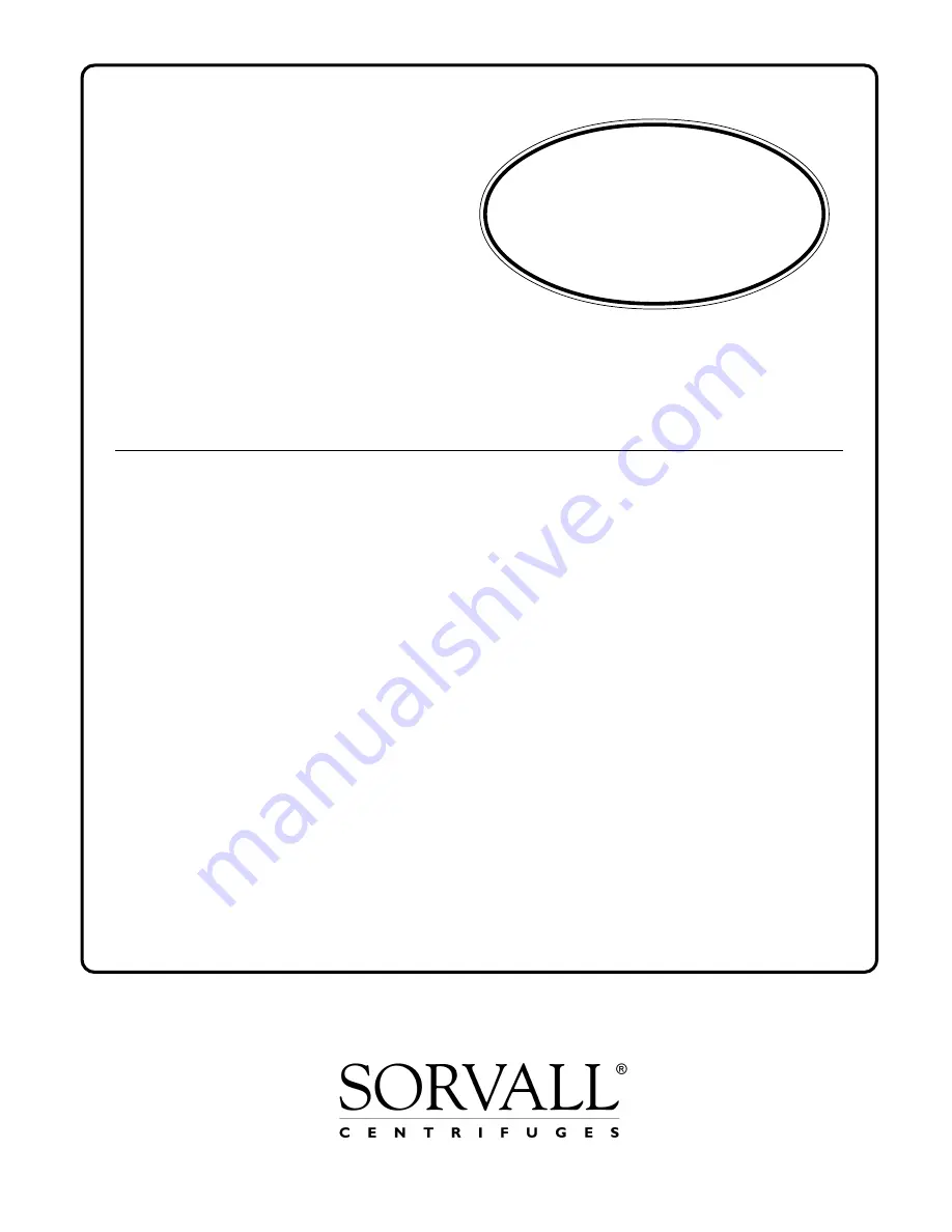 Sorvall TC6 Service Manual Download Page 109