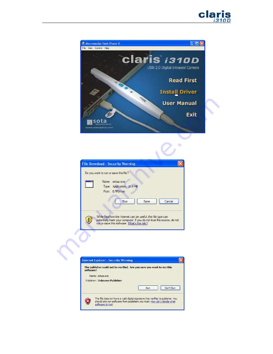 Sota Claris i310D User Manual Download Page 11