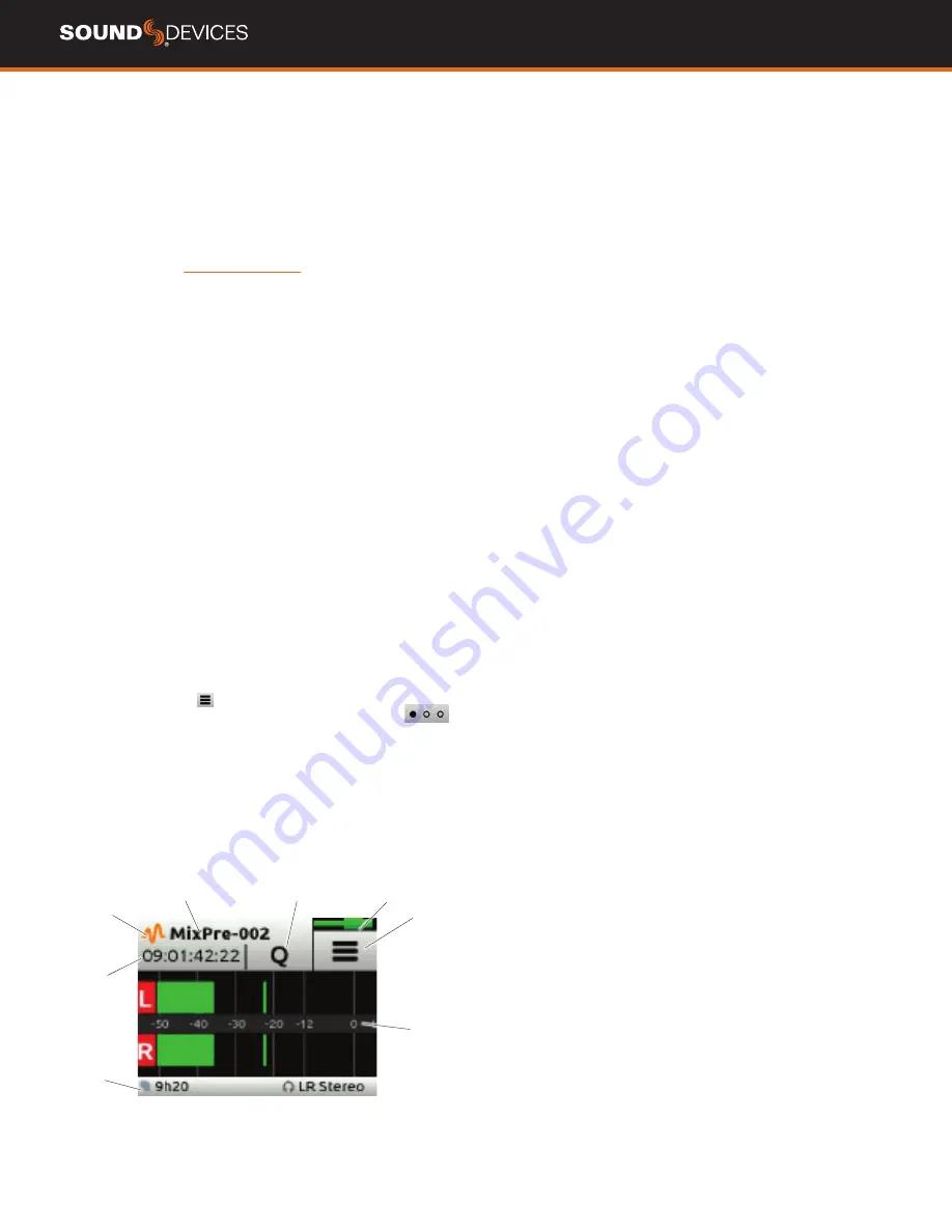 Sound Devices Kashmir MIXPRE-10 II Quick Start Manual Download Page 4