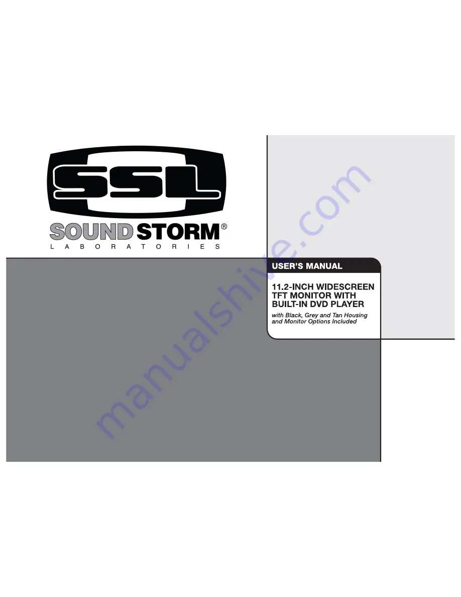 Sound Storm S11.2C Скачать руководство пользователя страница 1