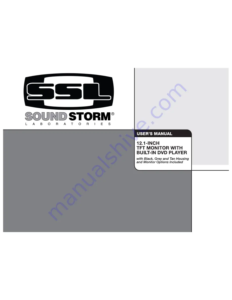 Sound Storm S12.1C Скачать руководство пользователя страница 1