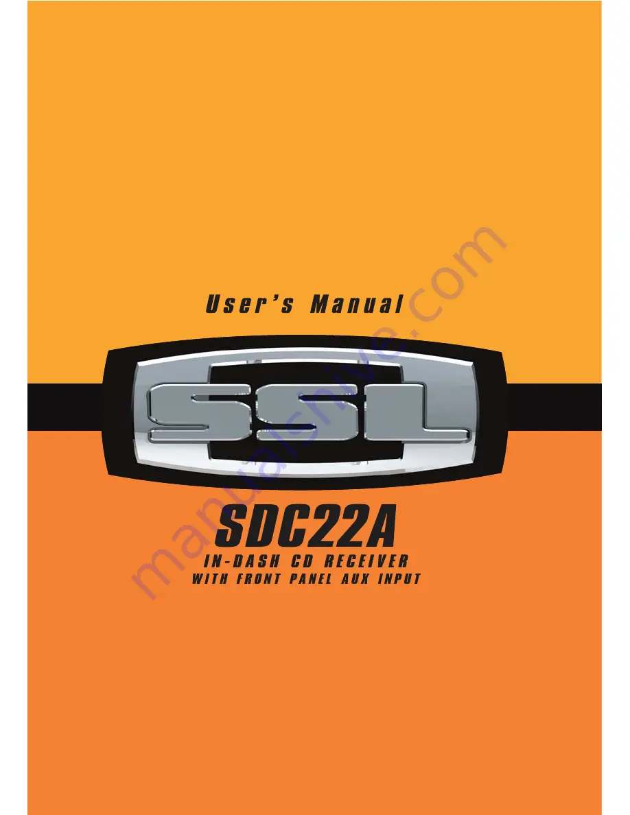 Sound Storm SDC22A User Manual Download Page 1