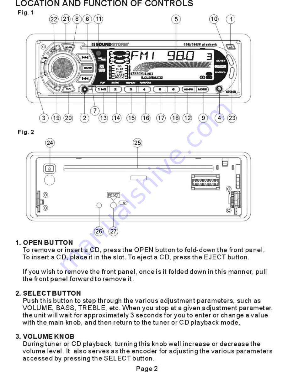 Sound Storm SDC90R User Manual Download Page 3