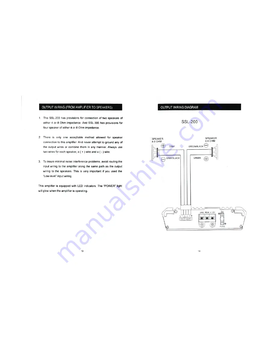 Sound Storm SSL-200 Owner'S Manual Download Page 8