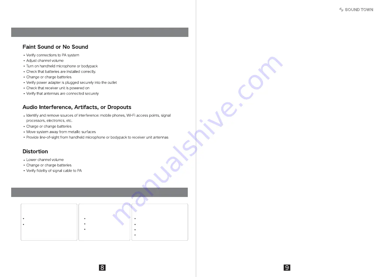 Sound Town SWM26-U2 Series Product Manual Download Page 6