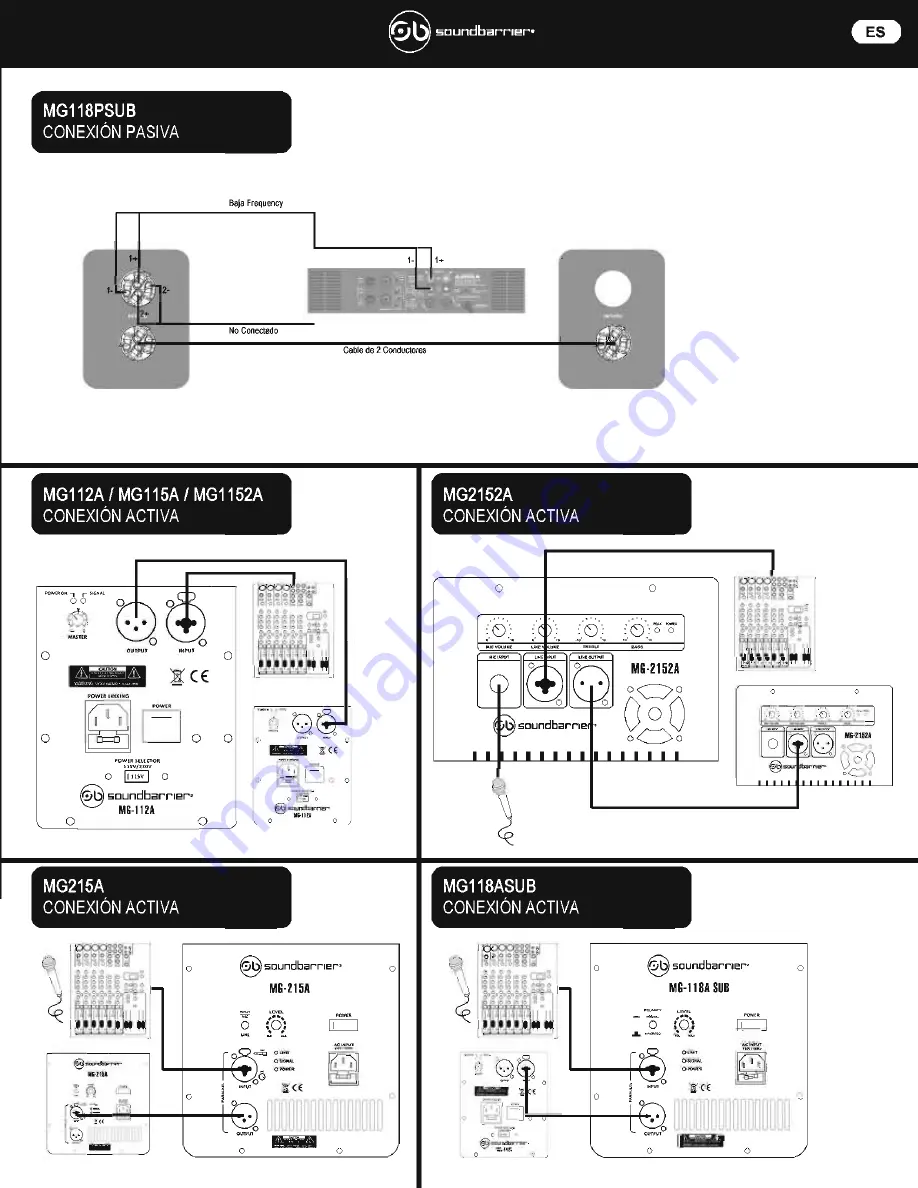 Soundbarrier MG112A Operation Manual Download Page 41