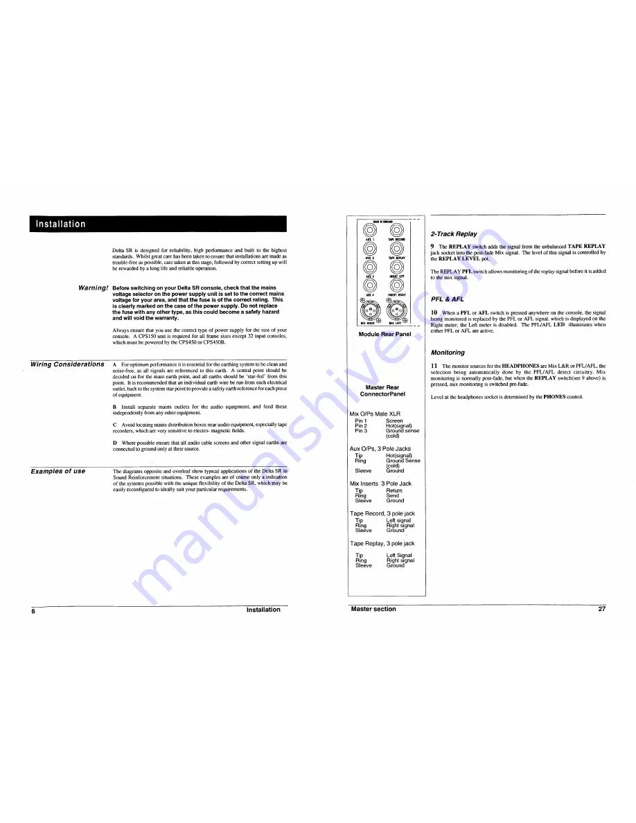 SoundCraft Delta SR User Manual Download Page 9