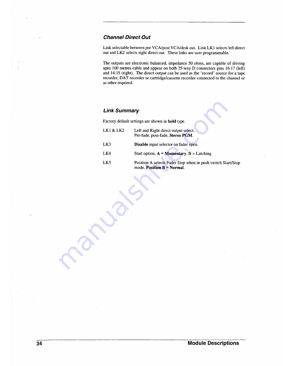 SoundCraft MBI Series 20 User Manual Download Page 38