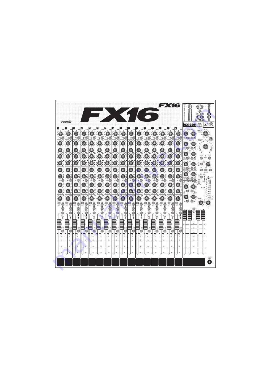 SoundCraft Spirit FX16 User Manual Download Page 21