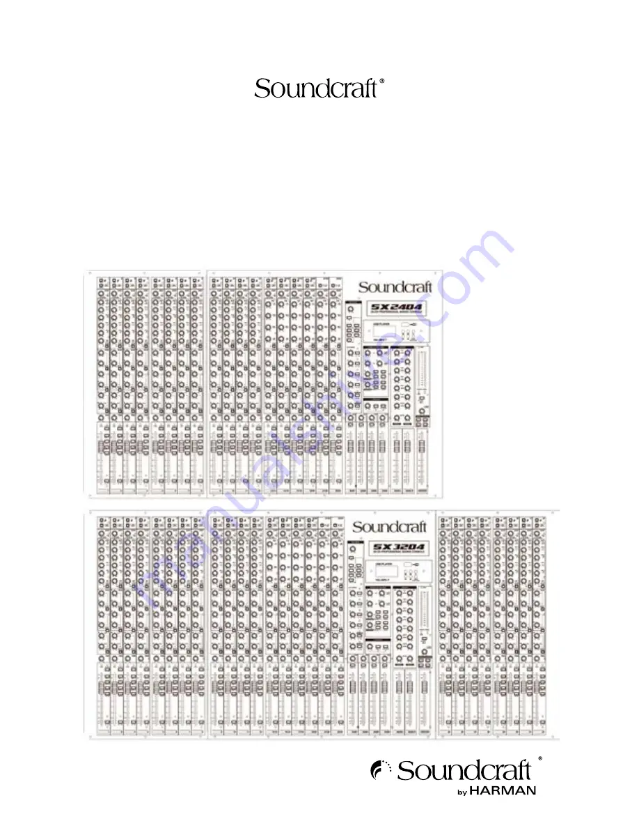 SoundCraft SX2404 Скачать руководство пользователя страница 1