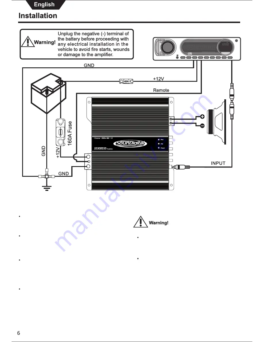 Soundigital SD3000.1D Evolution Скачать руководство пользователя страница 7