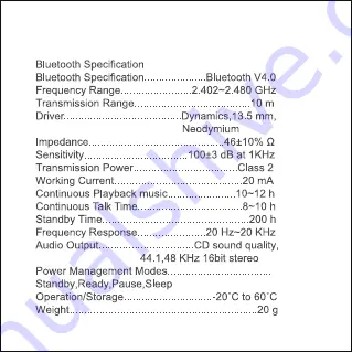 SoundMAGIC E10BT User Manual Download Page 4