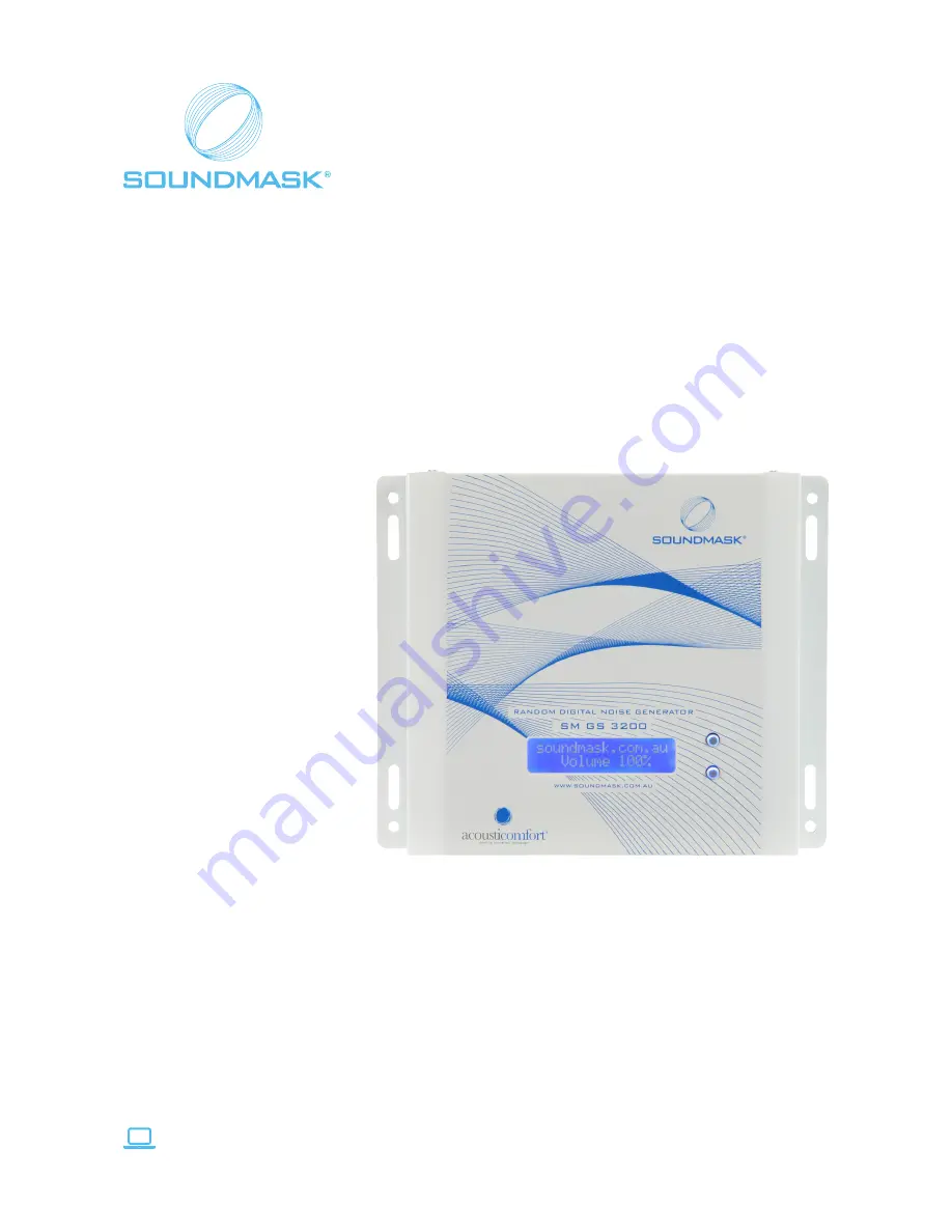 Soundmask SM-GS-3200 Operating Manual Download Page 1