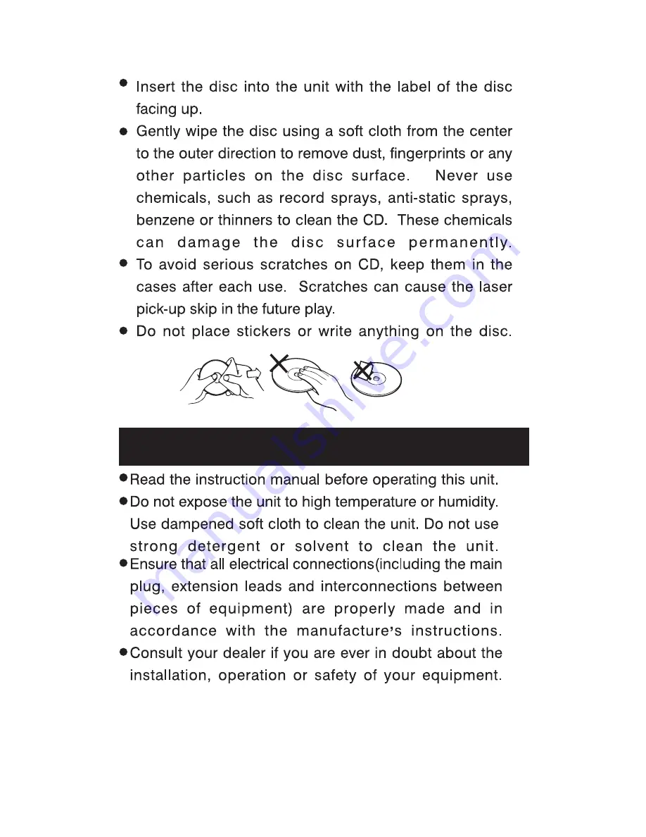 SOUNDMASTER CD-9160MP3 Instruction Manual Download Page 6