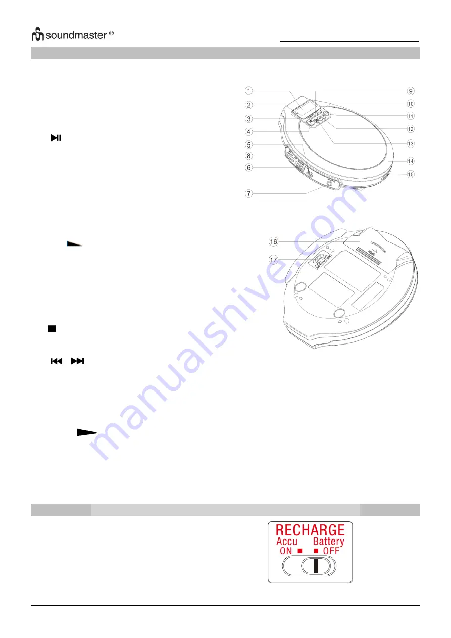 SOUNDMASTER CD9220 Instruction Manual Download Page 3