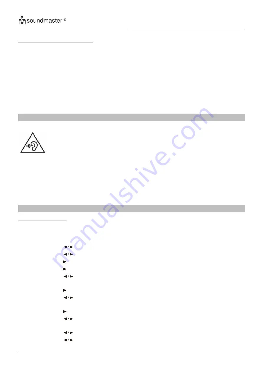 SOUNDMASTER DAB112 Скачать руководство пользователя страница 27